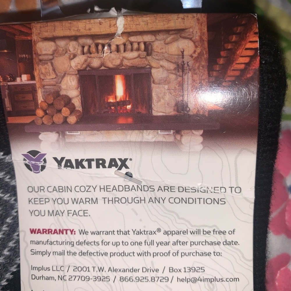 NWT COZY CABIN HEADBAND - Picture 3 of 3